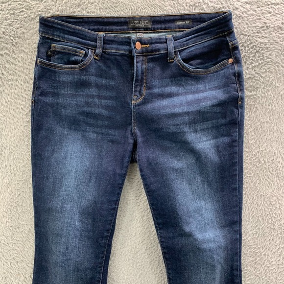 JUDY BLUE Jeans Womens Size 15 Skinny Fit Blue 34x29 - Picture 7 of 12